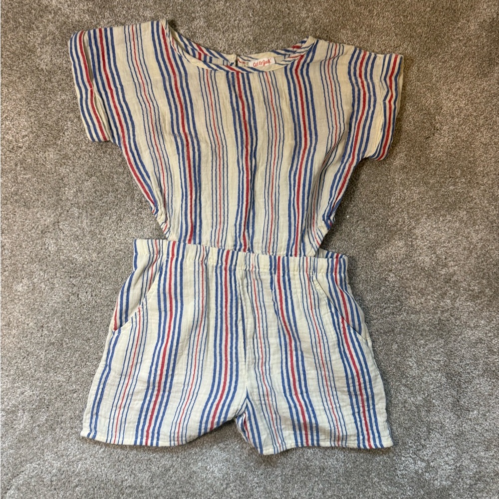 Striped Kids Romper Never Worn, size 8